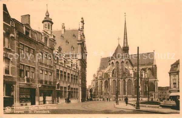 Louvain Flandre Eglise Saint Pierre