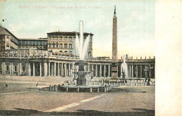 Roma Rom Palazzo Vaticano Fontane