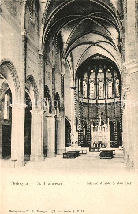 Bologna S. Francesco Interno Abside
