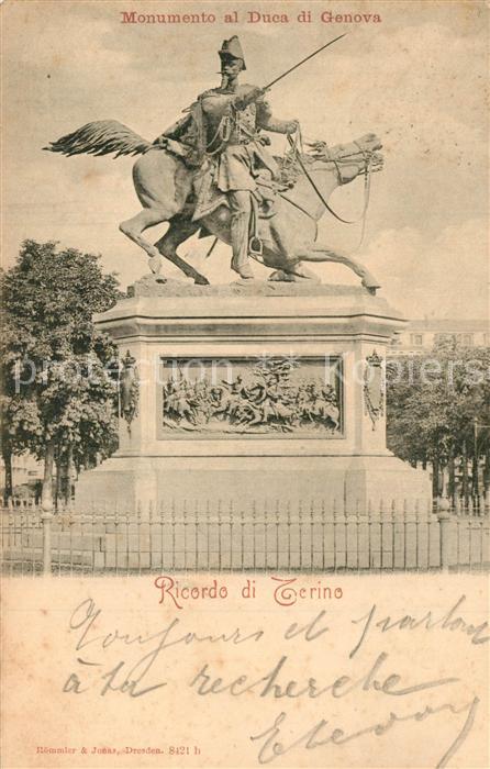 Torino Monumento al Duca di Genova