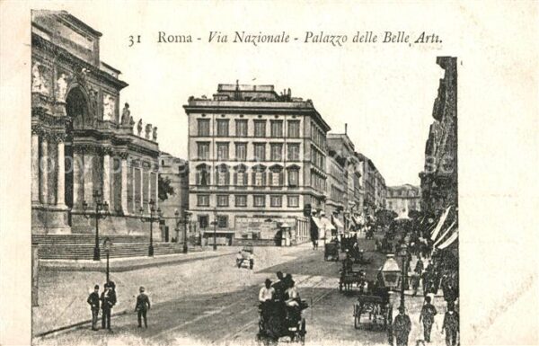 Roma Rom Via Nazionale Palazzo delle Belle Arti