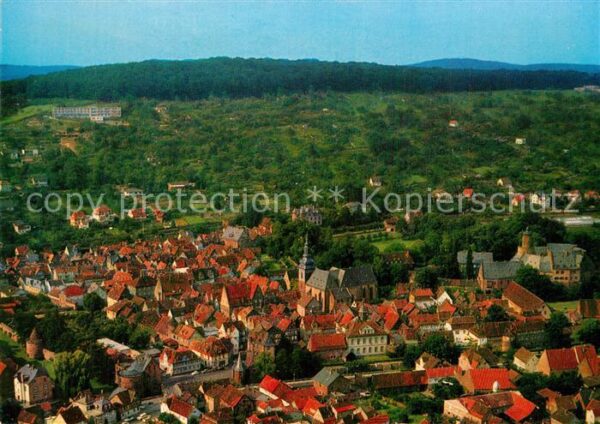 Buedingen Hessen Fliegeraufnahme