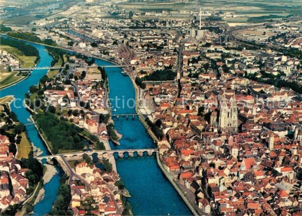Regensburg Fliegeraufnahme
