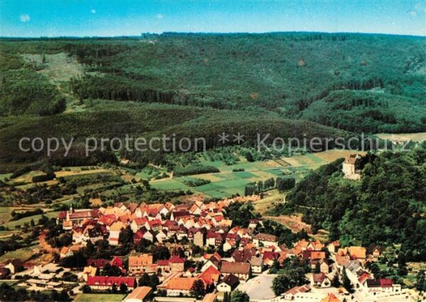 Schwalenberg Fliegeraufnahme mit Hohe Mörth