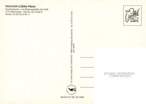 Moehnesee Heinrich Lübke Haus Fliegeraufnahme – Bild 2
