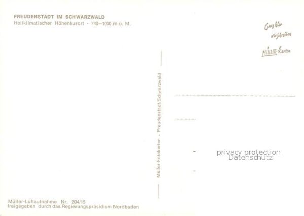 Freudenstadt Fliegeraufnahme – Bild 2