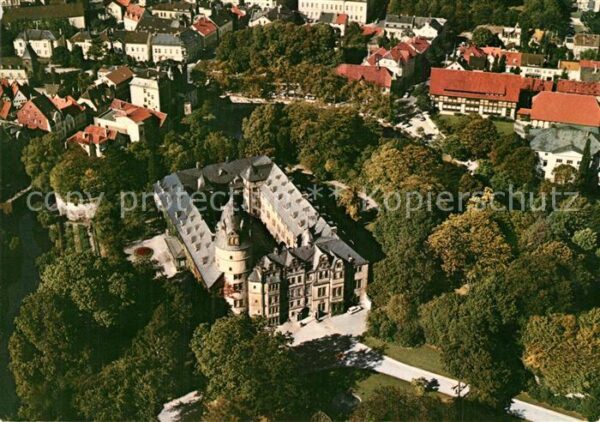 Detmold Fürstl Residenzschloss Fliegeraufnahme