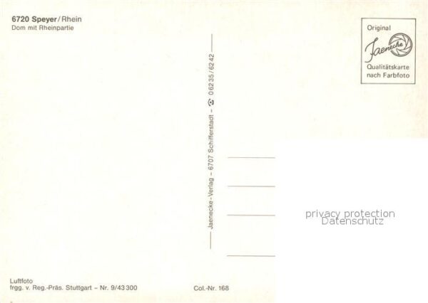 Speyer Rhein Dom mit Rheinpartie Fliegeraufnahme – Bild 2