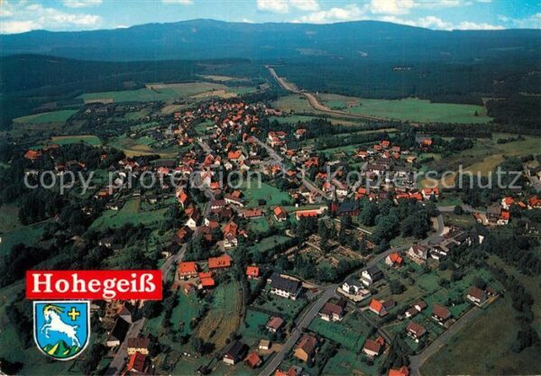 Hohegeiss Harz Fliegeraufnahme
