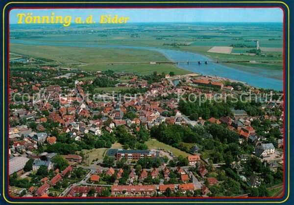 Toenning Nordseebad Fliegeraufnahme