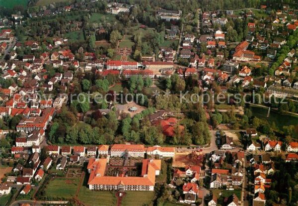 Horn-Bad Meinberg Fliegeraufnahme mit Kurviertel