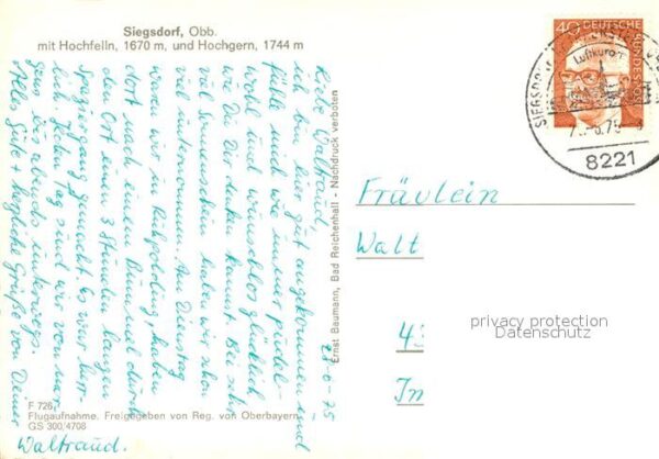 Siegsdorf Oberbayern Fliegeraufnahme mit Hochfelln und Hochg – Bild 2
