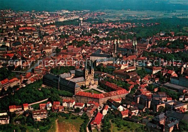 Bamberg Fliegeraufnahme mit Kloster Michaelsber