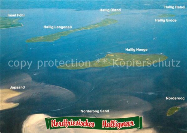 Halligen Nordsee Fliegeraufnahme Nordfriesisches Halligm