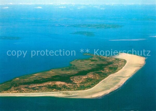 Amrum Fliegeraufnahme mit Norddorf und Knieps