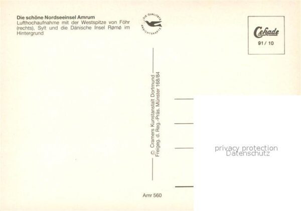 Amrum Fliegeraufnahme mit der Westspitze von – Bild 2