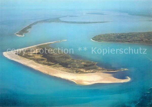 Amrum Fliegeraufnahme mit der Westspitze von