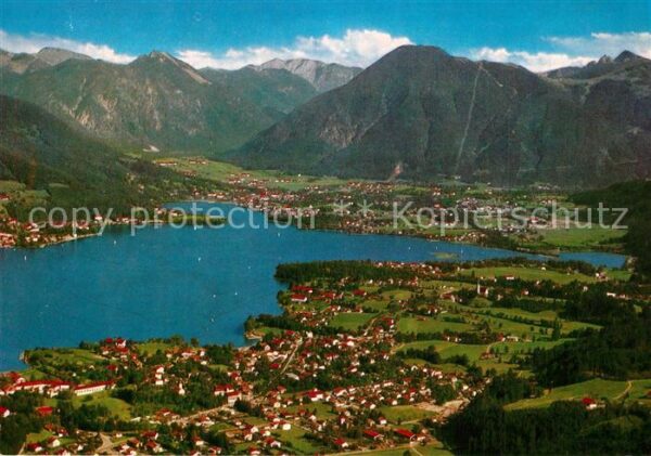Bad Wiessee Fliegeraufnahme mit Wallberg und Bodens