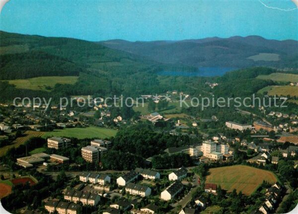 Meschede Fliegeraufnahme mit Hennesee