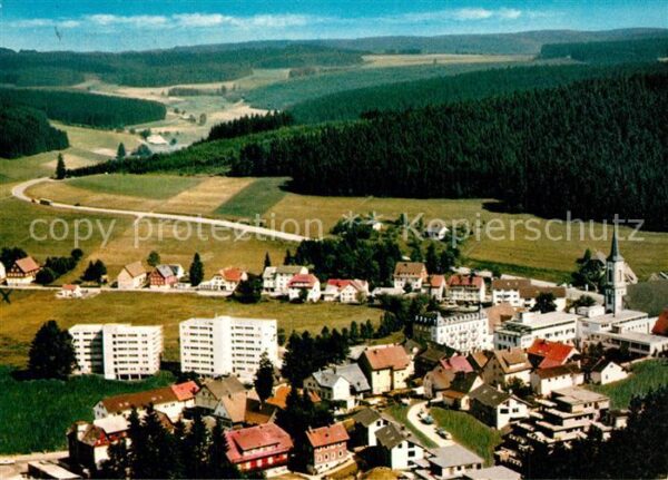 Schoenwald Schwarzwald Fliegeraufnahme