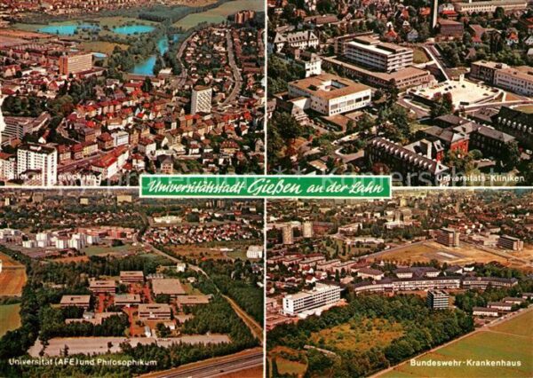 Giessen Lahn Fliegeraufnahmen Unikliniken Universitä