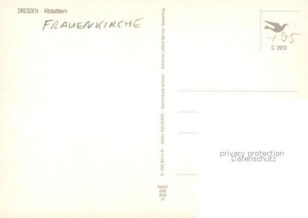 Dresden Frauenkirche Altstadt Fliegeraufnahme – Bild 2