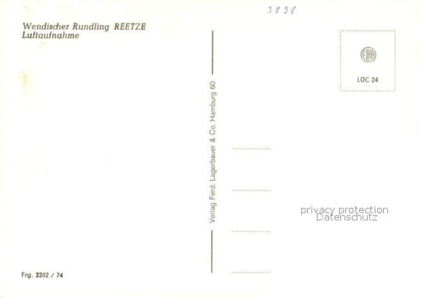 Reetze Wendischer Rundling Fliegeraufnahme – Bild 2