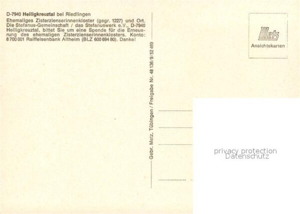Heiligkreuztal Ehem Zisterzienserkloster Fliegeraufnah – Bild 2