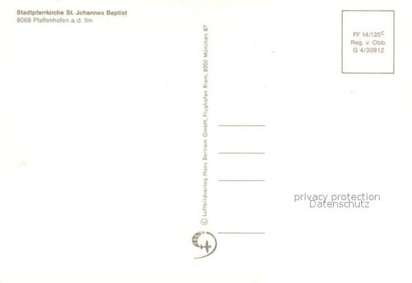 Pfaffenhofen Ilm Stadtpfarrkirche St Johannes Baptist Fl – Bild 2