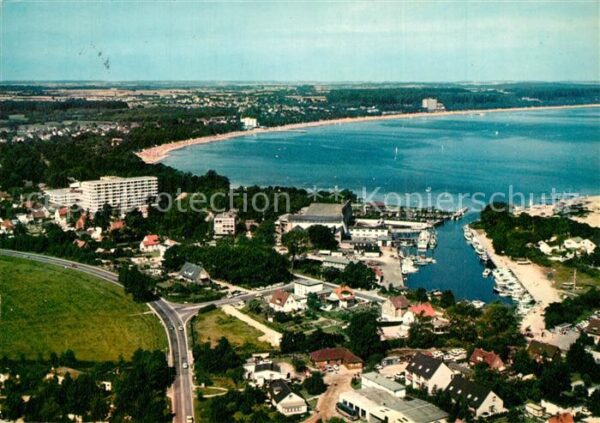 Niendorf Timmendorfer Strand Hafen und Carpe Diem Fliegeraufnahme