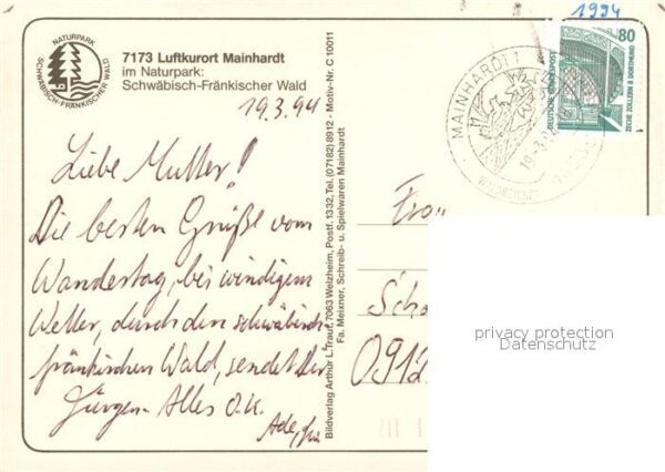 Mainhardt Fliegeraufnahme – Bild 2