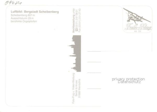 Scheibenberg Fliegeraufnahme mit Aussichtsturm – Bild 2