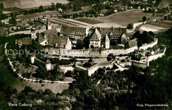 Coburg Fliegeraufnahme Veste