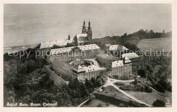 Banz Bad Staffelstein Fliegeraufnahme Schloss