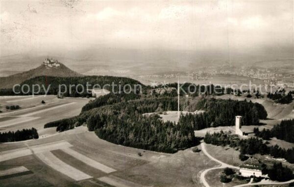 Raichberg Onstmettingen Fliegeraufnahme mit Hohenzollern