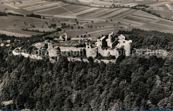 K?ssaburg Fliegeraufnahme Burg im Klettgau