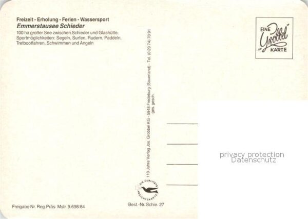 Schieder-Schwalenberg Fliegeraufnahme Emmerstausee – Bild 2