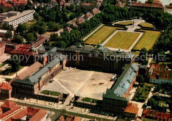 Rastatt Fliegeraufnahme Schloss