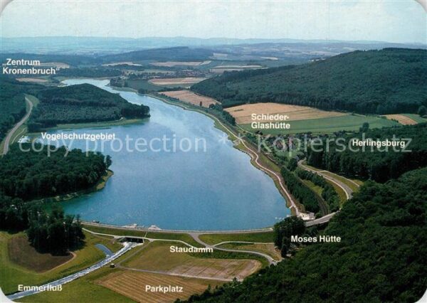 Schieder-Schwalenberg Fliegeraufnahme Emmerstausee Staudamm G