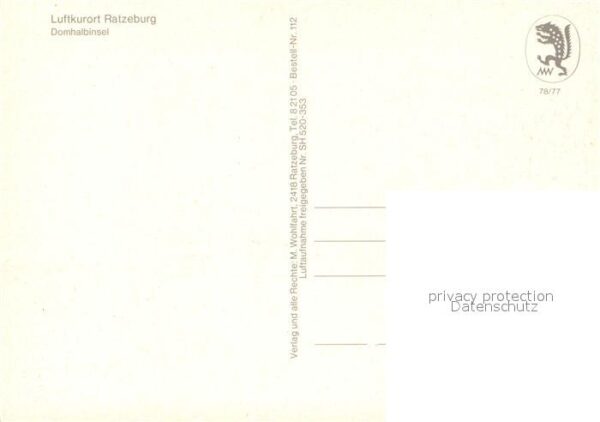 Ratzeburg Fliegeraufnahme Domhalbinsel – Bild 2
