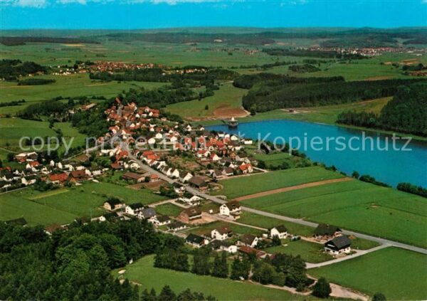 Waldeck Edersee Fliegeraufnahme Twistesee