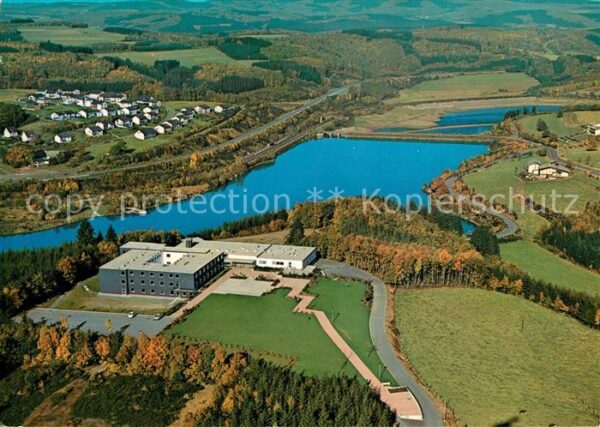 Biggesee Fliegeraufnahme Jugendherberge mit Eich
