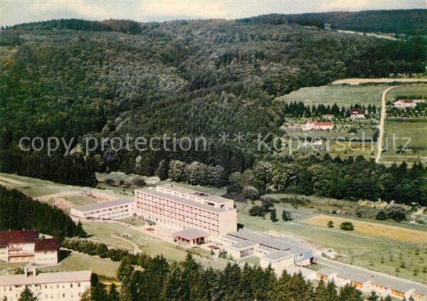 Bad Schwalbach Fliegeraufnahme Kurklinik