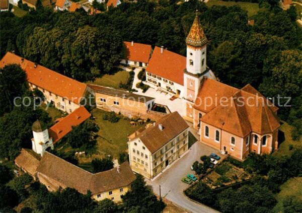 Illereichen Fliegeraufnahme Kirche mit Wickert-Inst