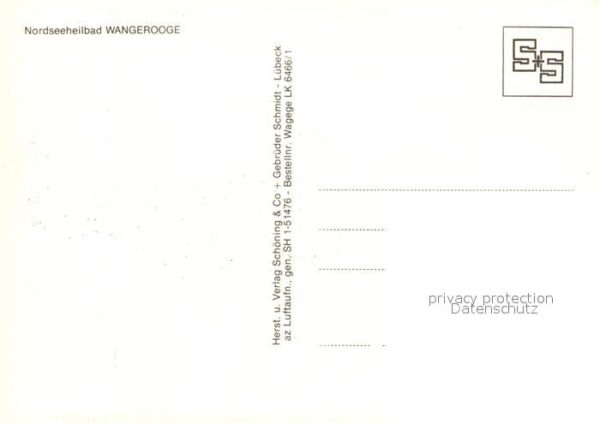 Wangerooge Nordseebad Fliegeraufnahme – Bild 2