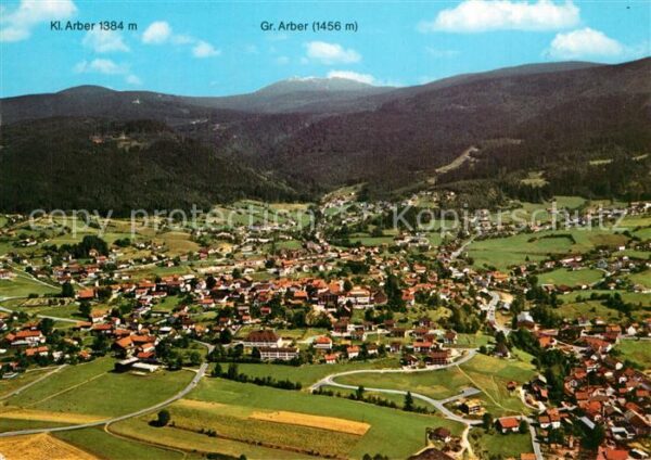 Bodenmais Fliegeraufnahme Kleiner und Grosser Arb