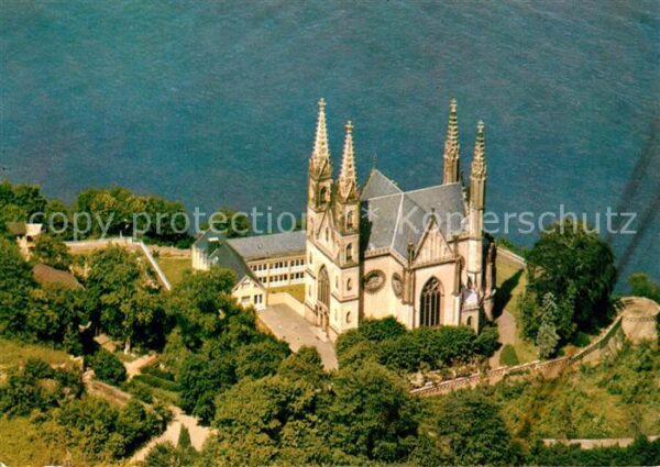 Remagen Fliegeraufnahme Apollinariskirche und F
