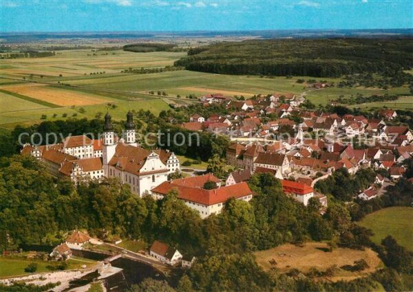Obermarchtal Fliegeraufnahme mit Altenburg