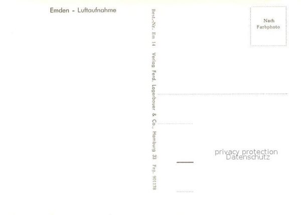Emden Ostfriesland Fliegeraufnahme Hafen – Bild 2