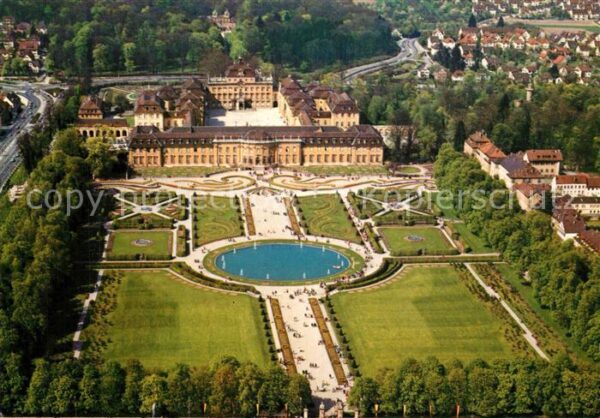 Ludwigsburg W?rttemberg Fliegeraufnahme Residenzschloss